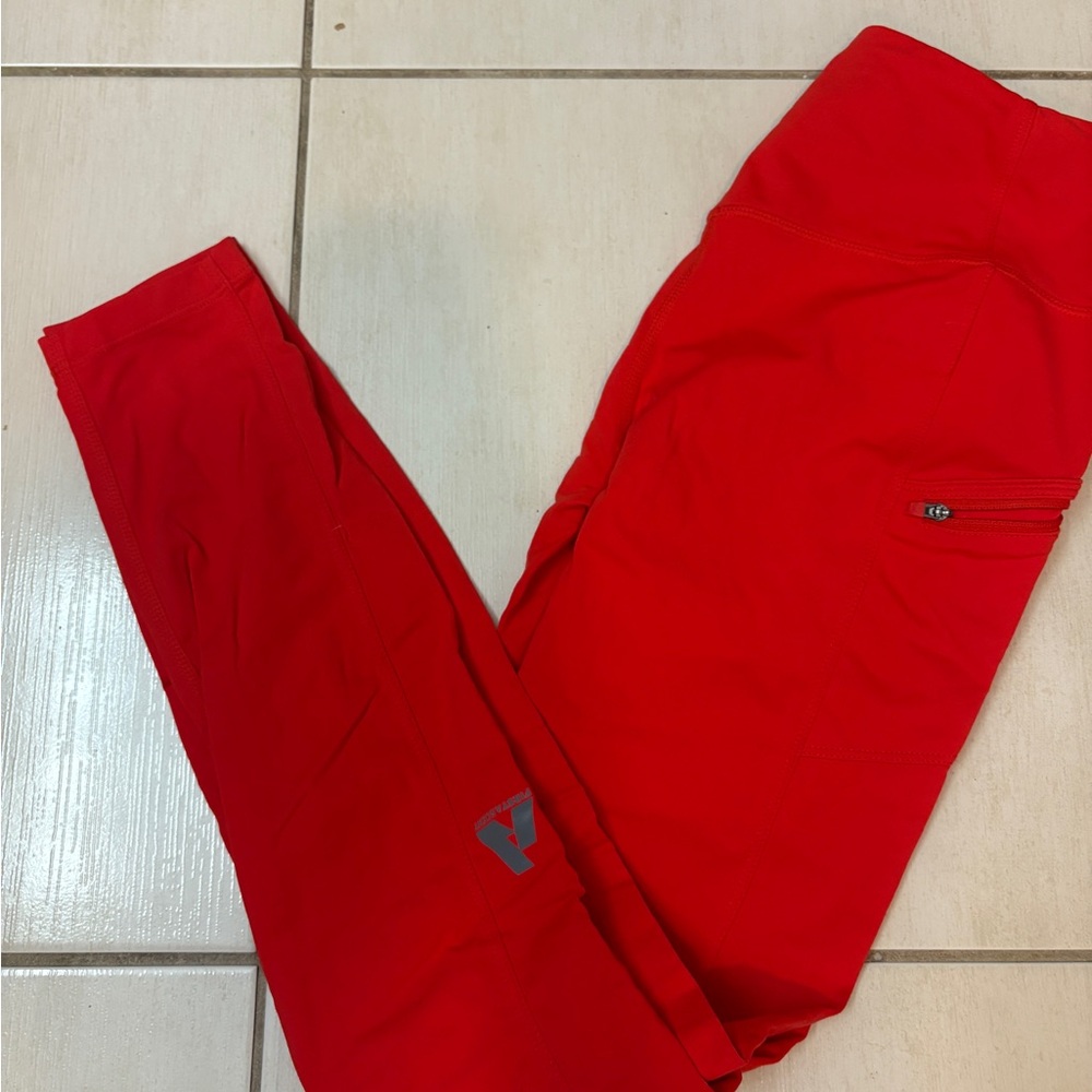 Eddie Bauer 3/4 length Red Leggings
